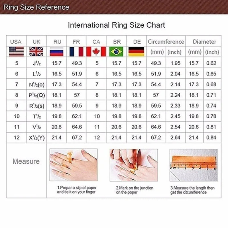 Men's fashion gold ring, classic luxury, inlaid with black Zircon Punk stone