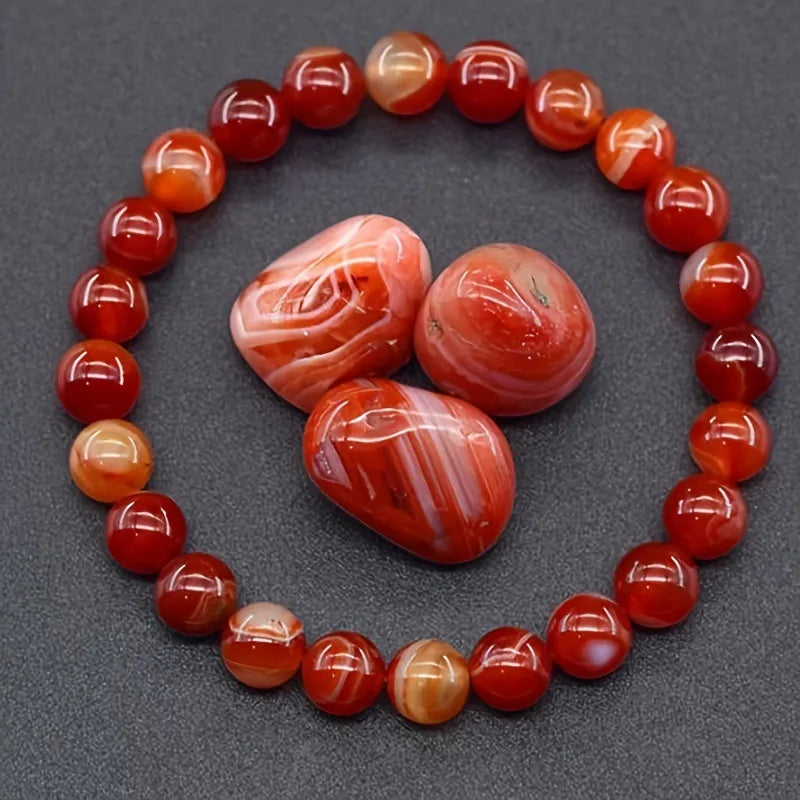 สร้อยข้อมือลูกปัดอะพาไทต์สีน้ำเงินเรกิขนาด 6/8 มม. – เครื่องประดับหินธรรมชาติบำบัดสำหรับผู้ชายและผู้หญิง กระตุ้นการไหลเวียนโลหิต ของขวัญเพื่อสุขภาพสำหรับคู่รัก