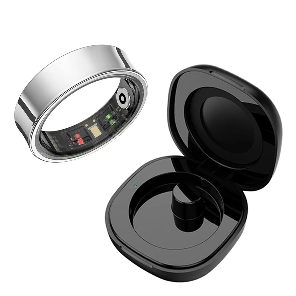 Smart Ring R09 Health Monitor | Waterproof 5ATM with Charging Case