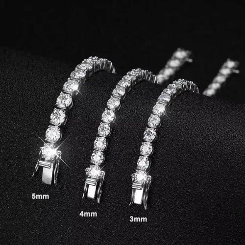 Adjustable Moissanite Bracelet