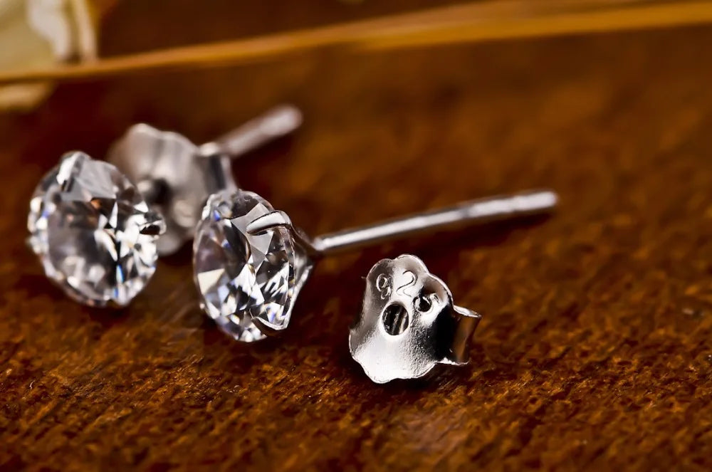 Cubic Zirconia Stud Earrings