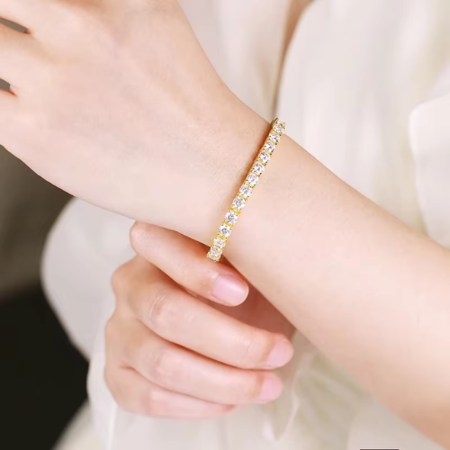 Moissanite Tennis Bracelet