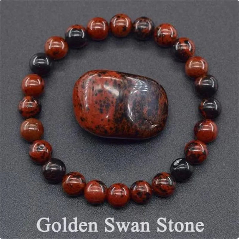 สร้อยข้อมือลูกปัดอะพาไทต์สีน้ำเงินเรกิขนาด 6/8 มม. – เครื่องประดับหินธรรมชาติบำบัดสำหรับผู้ชายและผู้หญิง กระตุ้นการไหลเวียนโลหิต ของขวัญเพื่อสุขภาพสำหรับคู่รัก