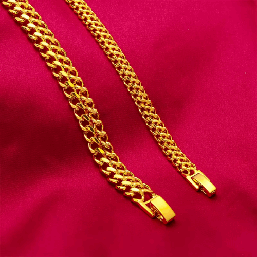 24K Gold-Plated Centipede Bracelet – Durable & Adjustable Fashion Jewelry