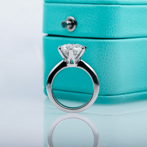 AnuJewel D Color Moissanite Engagement Ring – 1 to 5 Carat Sterling Silver Luxury Bridal Jewelry