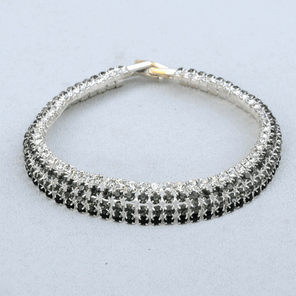 Luxury Silver Crystal Charm Bracelet | Multi-Layer Wedding Bangle for Women | Best-Selling Bridal & Party Jewelry