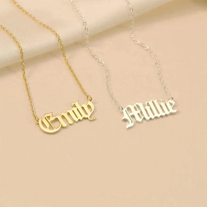 Personalized Name Necklace – Custom Stainless Steel Jewelry | Birthday Gift for Her | Bridesmaid | Mother's Day