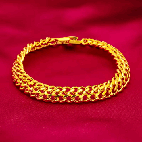 24K Gold-Plated Centipede Bracelet – Durable & Adjustable Fashion Jewelry