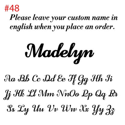 Personalized Name Necklace – Custom Stainless Steel Jewelry | Birthday Gift for Her | Bridesmaid | Mother's Day