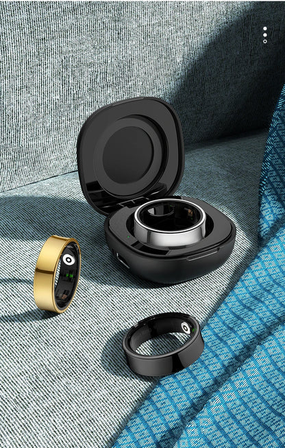 Smart Ring R09 Health Monitor | Waterproof 5ATM with Charging Case