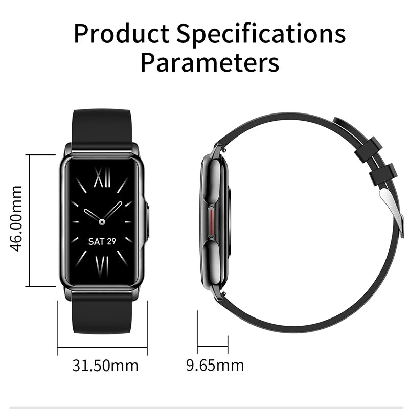Smartwatch for Android & iOS – Waterproof, Heart Rate Monitor, 20+ Sports Modes, Women & Men Smart Bracelet + Gift