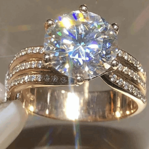 Luxury 925 Sterling Silver AAA CZ Ring – Women’s Engagement & Party Jewelry