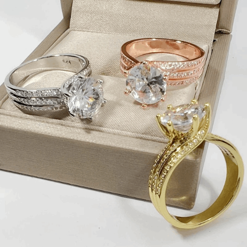 Luxury 925 Sterling Silver AAA CZ Ring – Women’s Engagement & Party Jewelry
