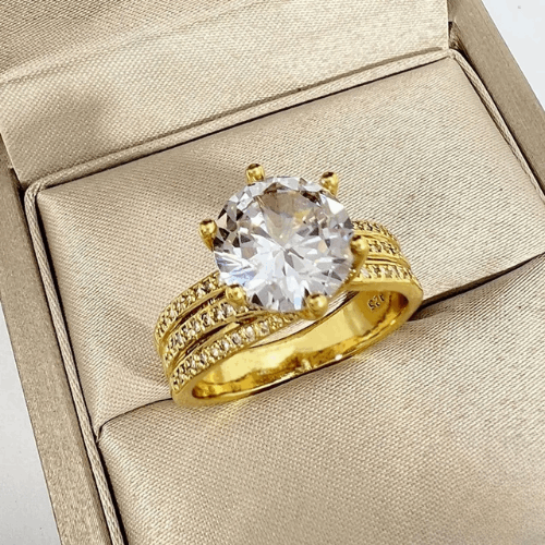 Luxury 925 Sterling Silver AAA CZ Ring – Women’s Engagement & Party Jewelry
