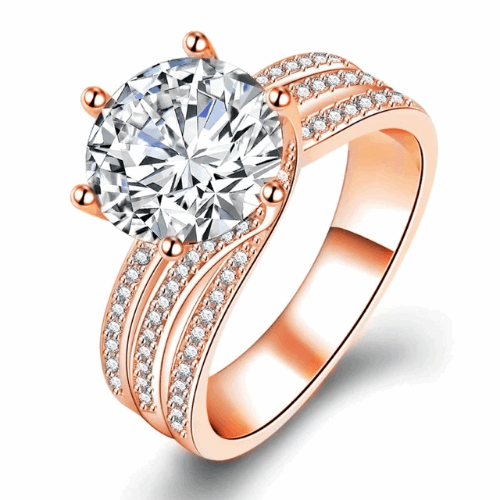 Luxury 925 Sterling Silver AAA CZ Ring – Women’s Engagement & Party Jewelry