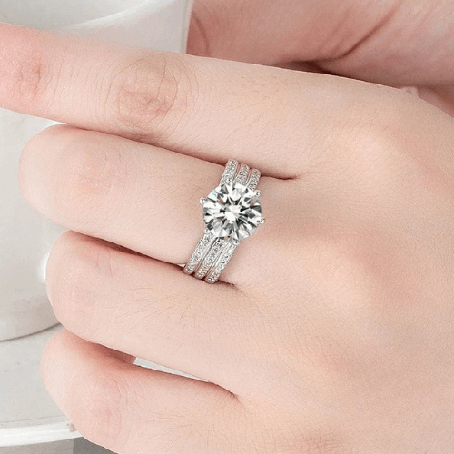 Luxury 925 Sterling Silver AAA CZ Ring – Women’s Engagement & Party Jewelry